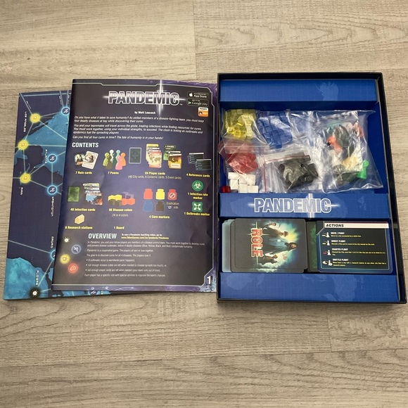 Z-Man Games Pandemic Board Game - 2012 Played once ZMG71100 Original Edition - Picture 3 of 3